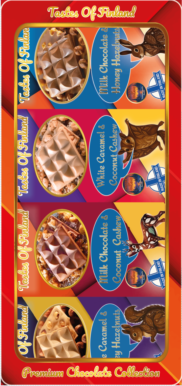 Assorted Nut Selection Box (4 Bars)
