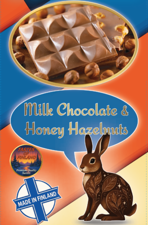 Milk Chocolate & Honey Hazelnuts, 4x100 g