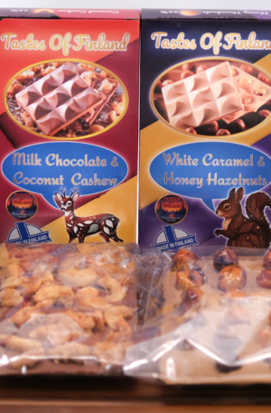 Assorted Chocolate Gift Box – Finnish Artisan Chocolate – 4 Premium Bars from Finland - Image 2