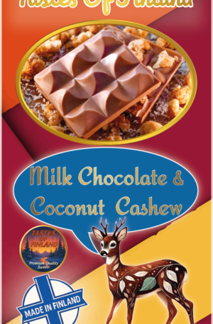 Milk Chocolate & Coconut Cashews Bar