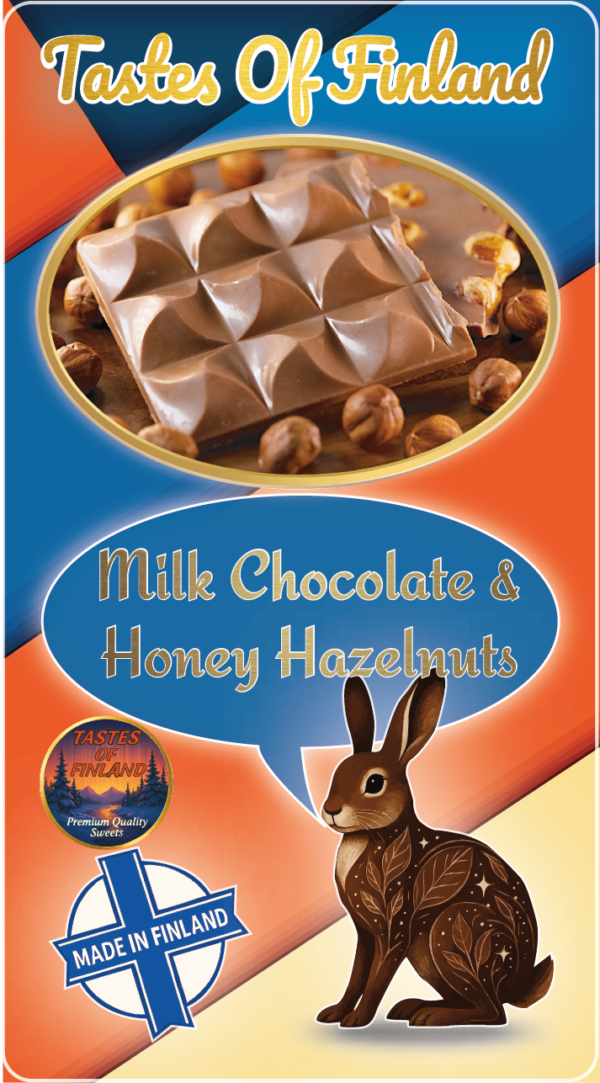 Milk Chocolate & Honey Hazelnut Bar