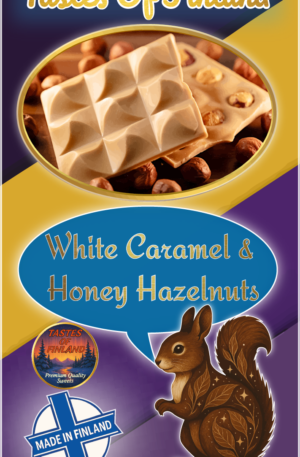 Caramel White Chocolate & Honey Hazelnuts Bar
