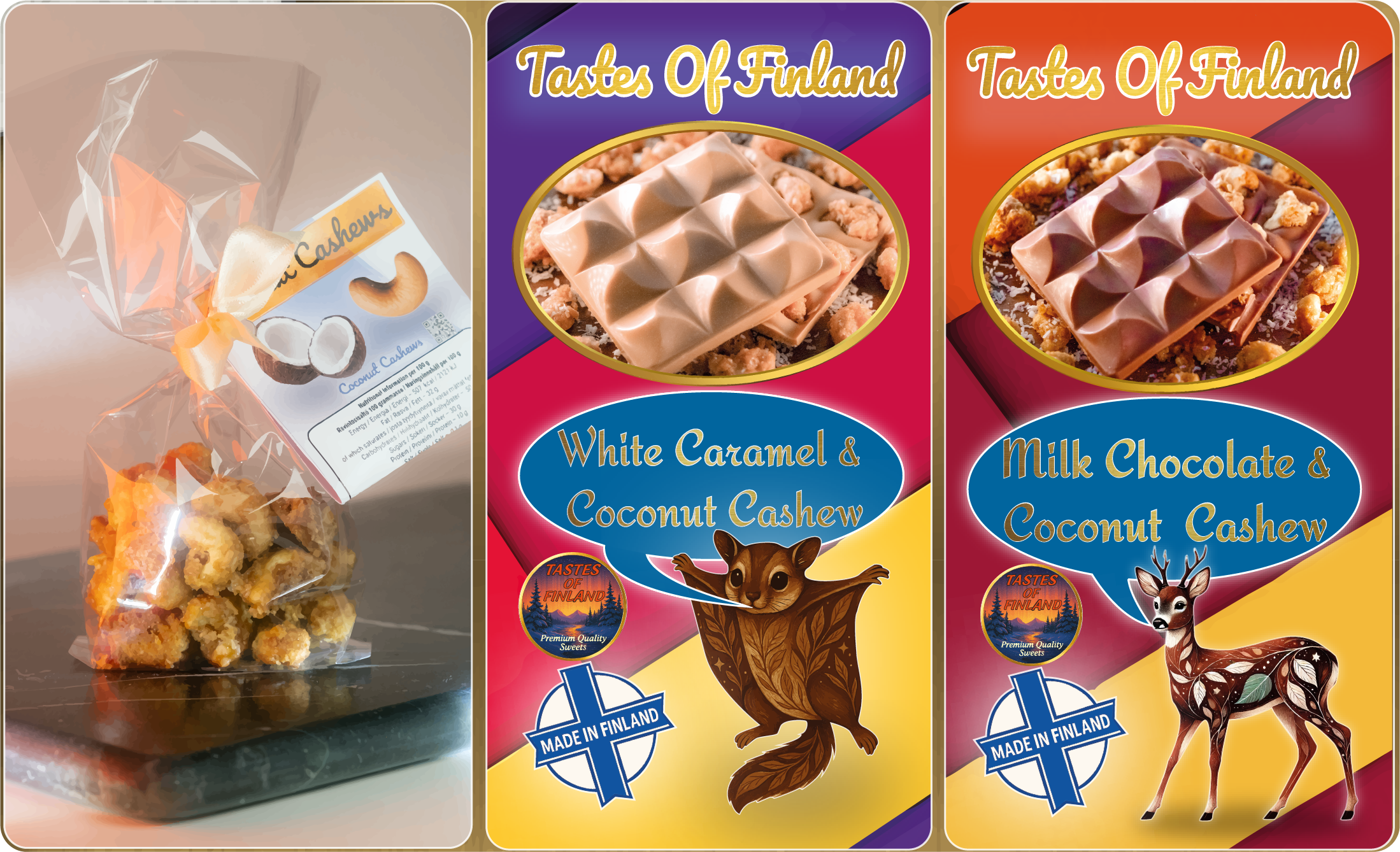 2 Chocolate Bars + Coconut Cashew Nuts - Image 5