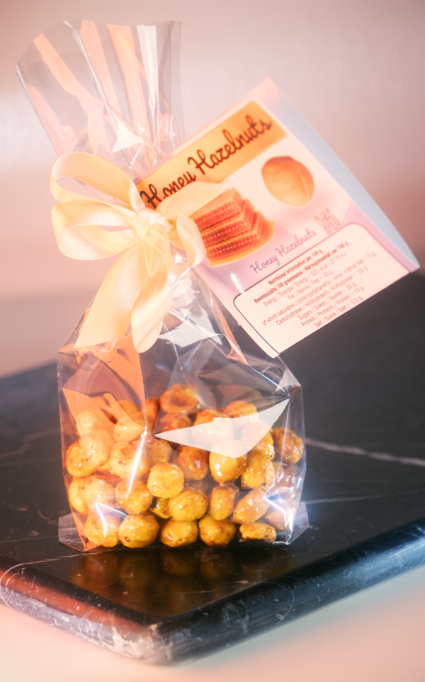 2 Chocolate Bars + Honey Hazelnut Nuts